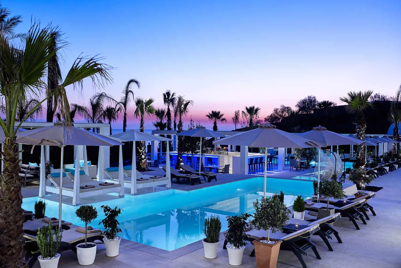 Pool Area - Aurora Luxury Suites