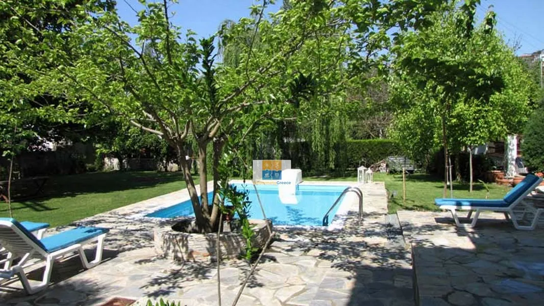 El Villa with pool in Horto Pelion