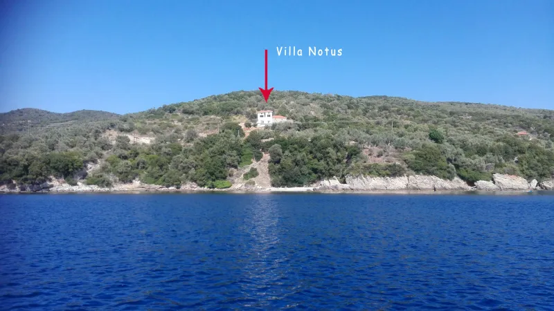 Location der Villa Notus