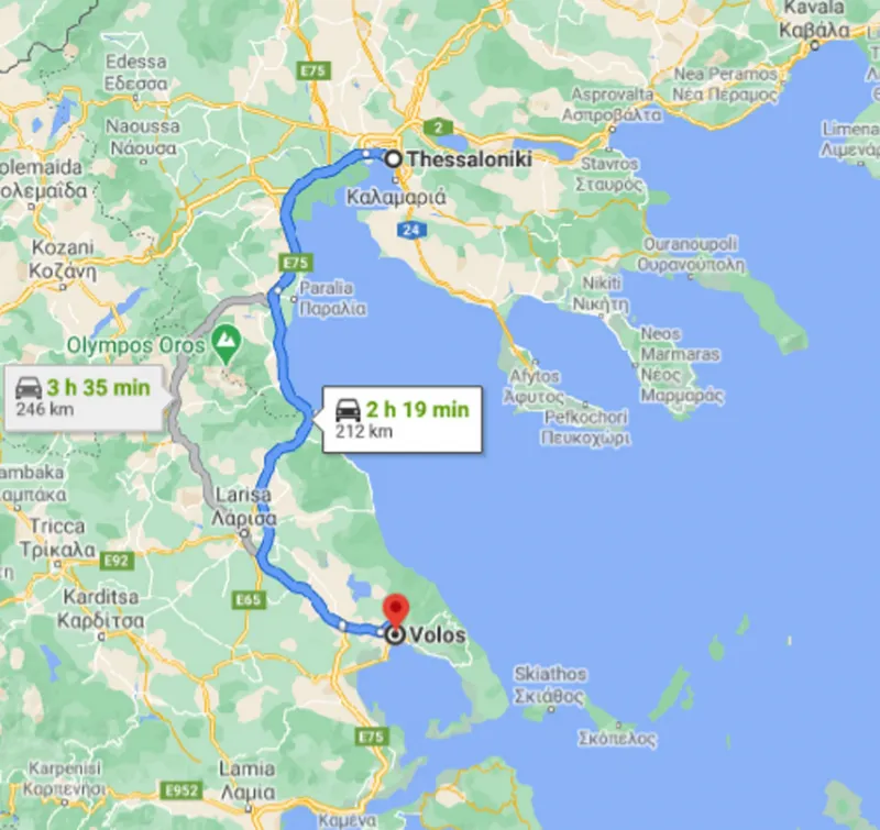 Location der Villa Notus