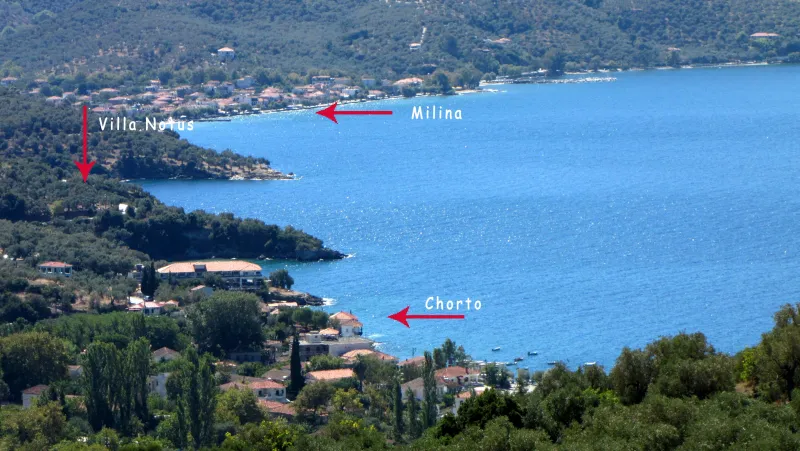 Location der Villa Notus