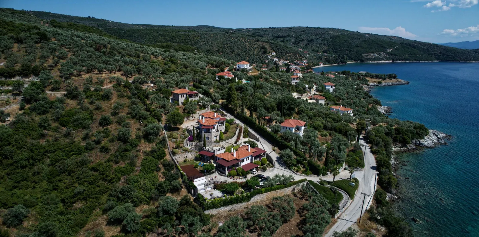 Anthyllion Villa in Lefokastro Pelion with panoramic seaview