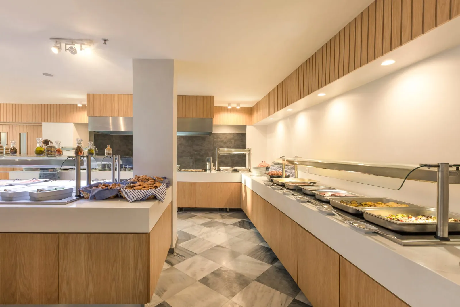 Breakfast Buffet at the Main Restaurant of sister hotel Samian Mare