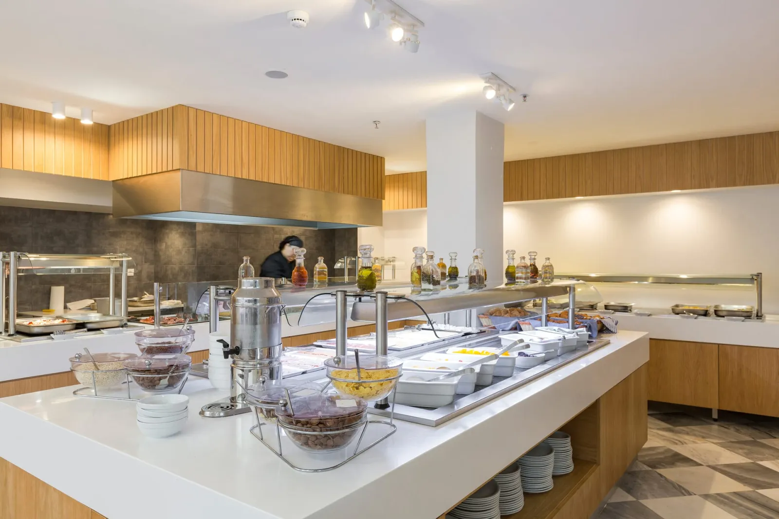 Breakfast Buffet at the Main Restaurant of sister hotel Samian Mare