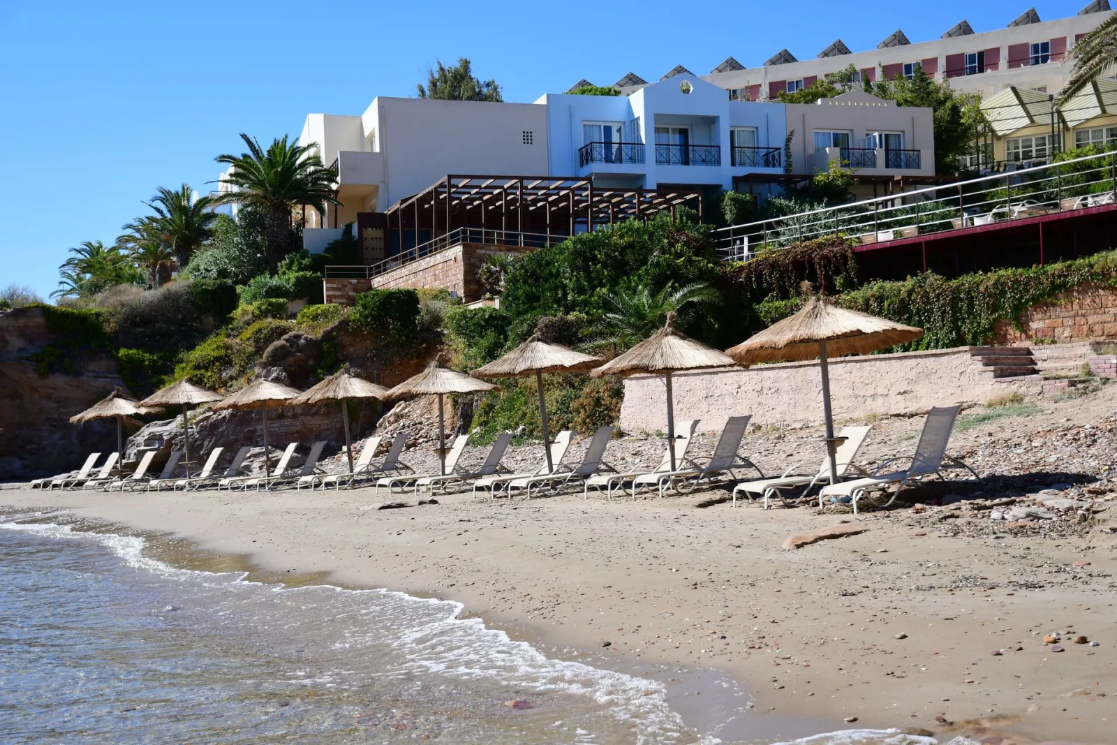 private beach