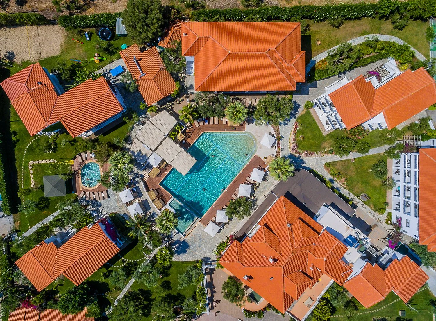 Flegra Palace - Aerial