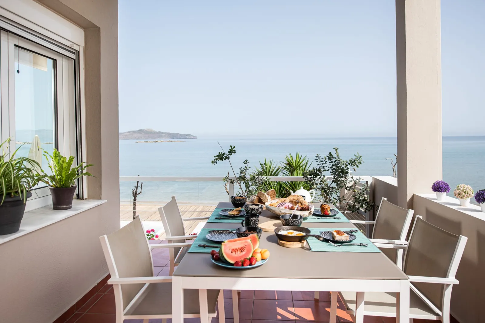 Wake up to the sound of the waves