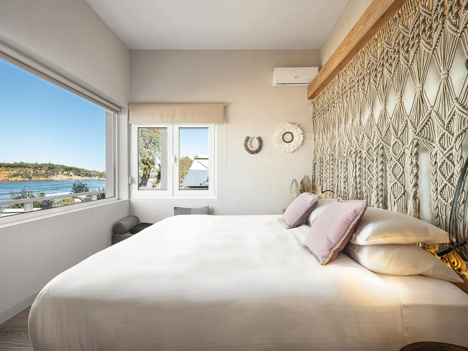 Luxury bedroom designed for restful sleep