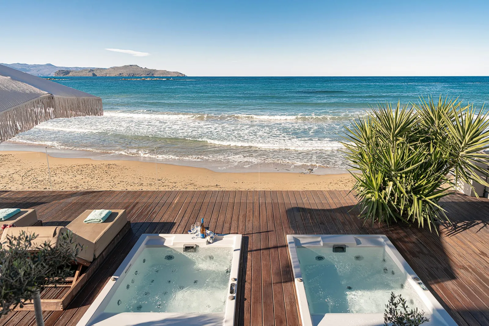 Experience beachfront luxury!