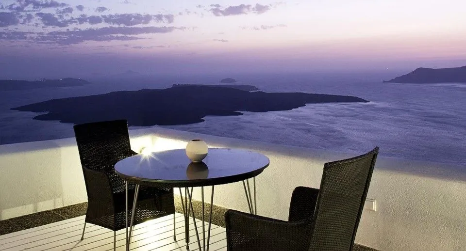 The private balconies of the Grand suites
