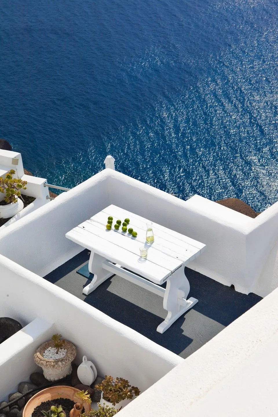 Private balconies all with sea view