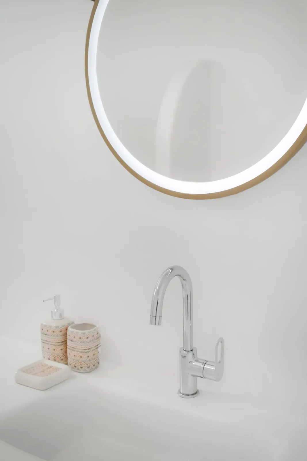 Our Cycladic inspired bathroom