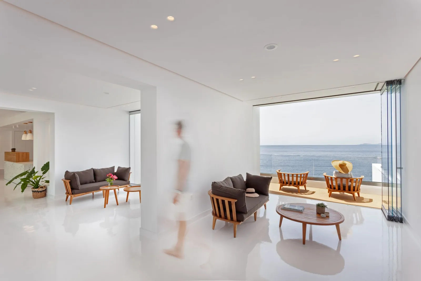 Hotel reception area