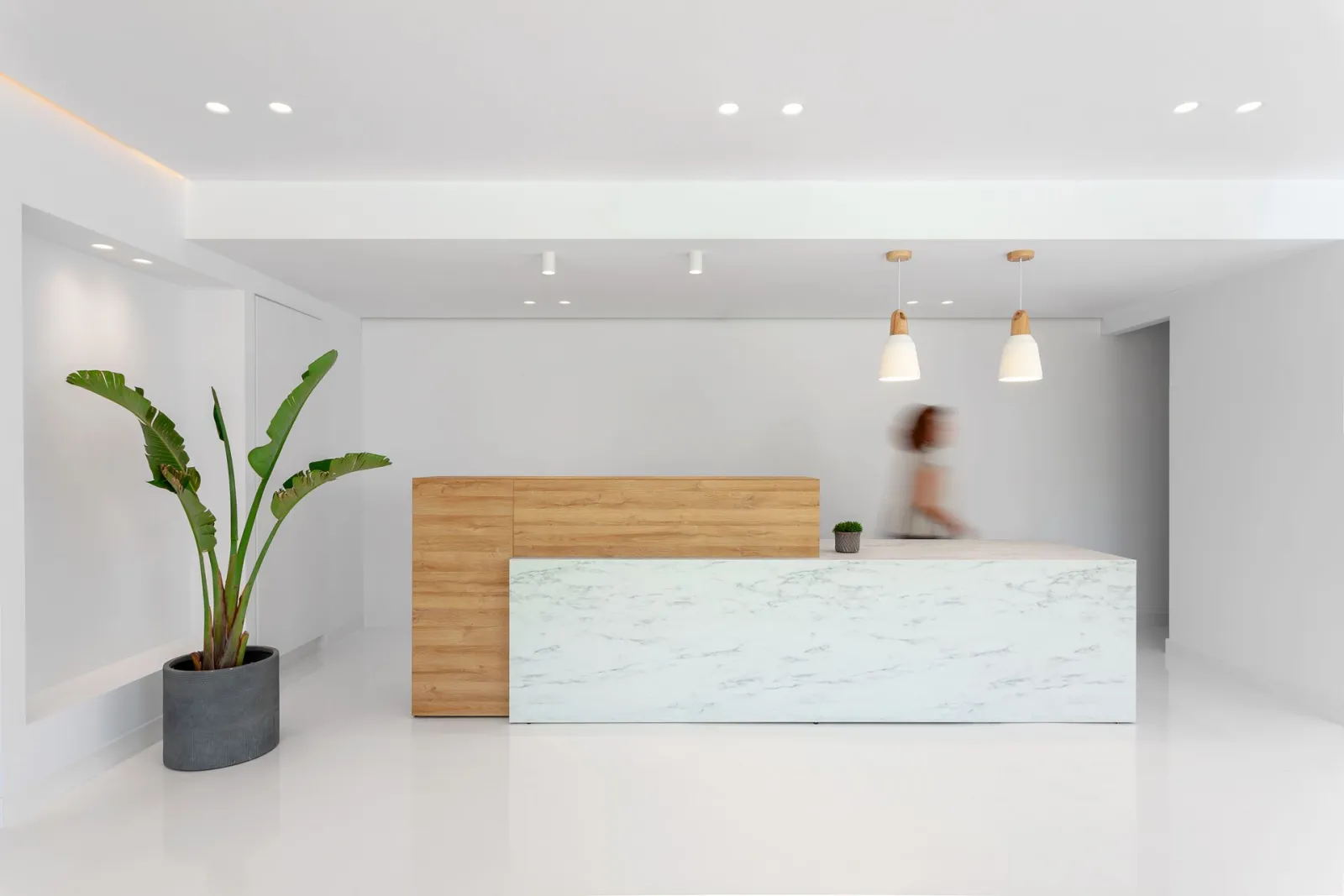 Hotel reception area