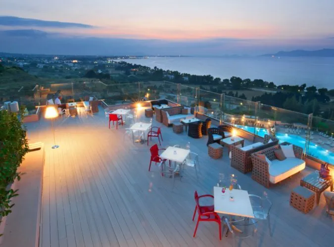 Kipriotis Panorama Red Sky Bar - Sunset panoramic view