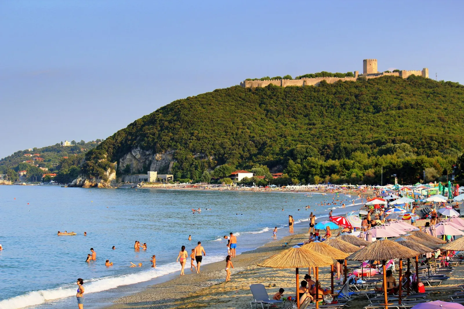 beach view paralia panteleimona