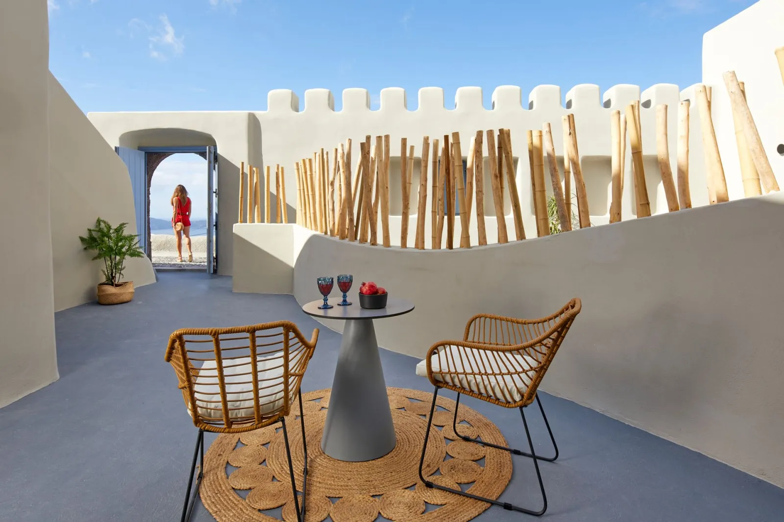 private patio Canava Suite