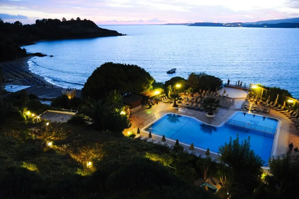 night view from sea view room