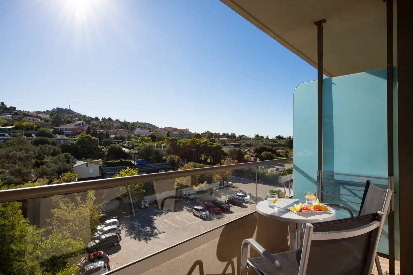 Balcony Land view