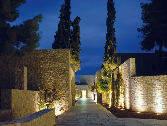 Entrance villa area