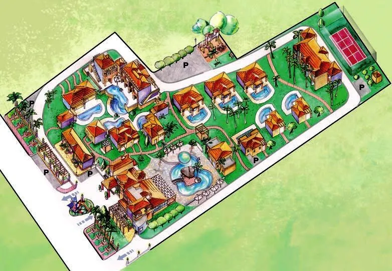 Olympia Golden Beach Resort & Spa - Hotel Plan
