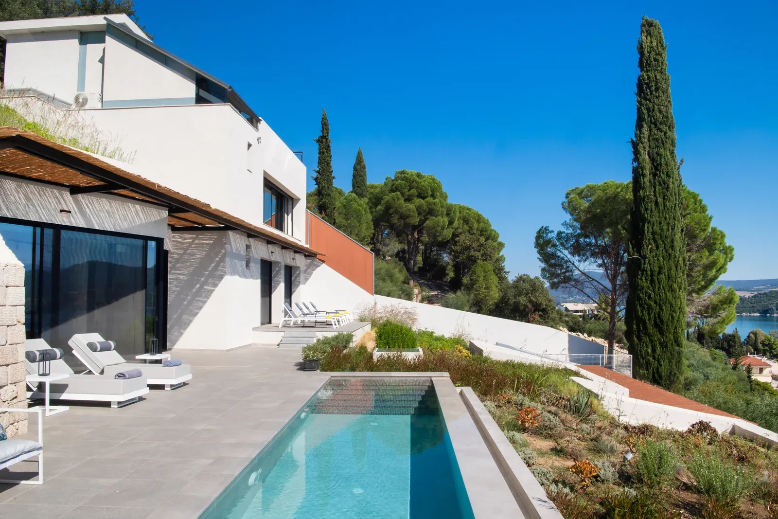 Pool exterior view