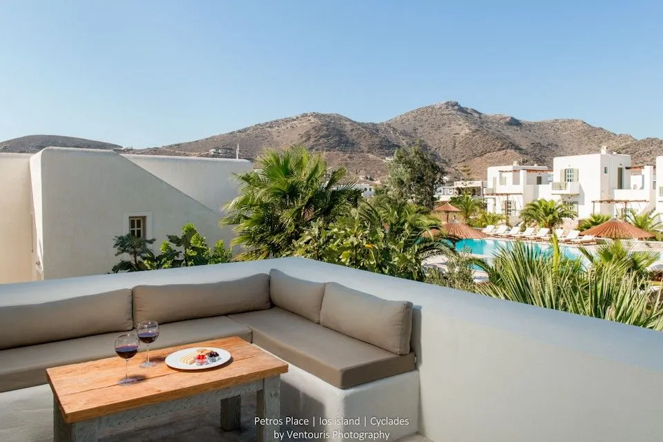 Balcony pool view