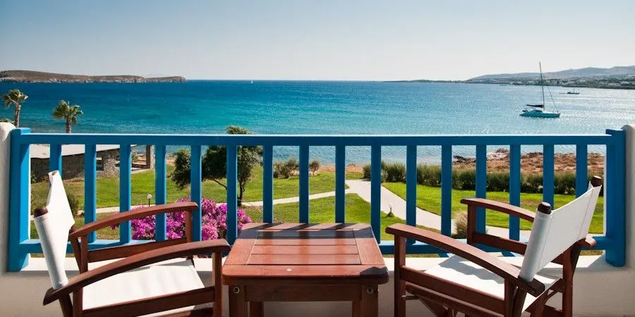 Sea view from balcony