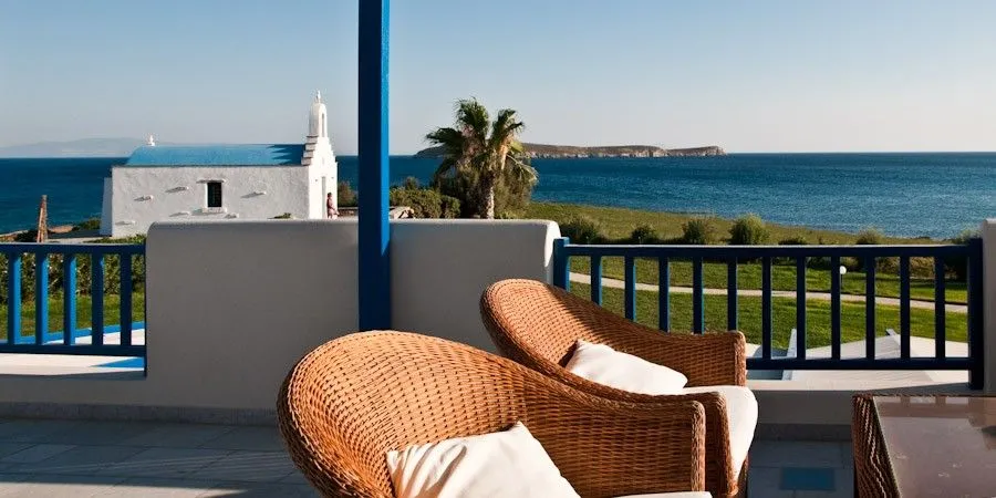 Sea view from balcony