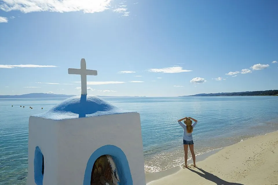 Aegean Melathron-Beach-Saint Marina Church