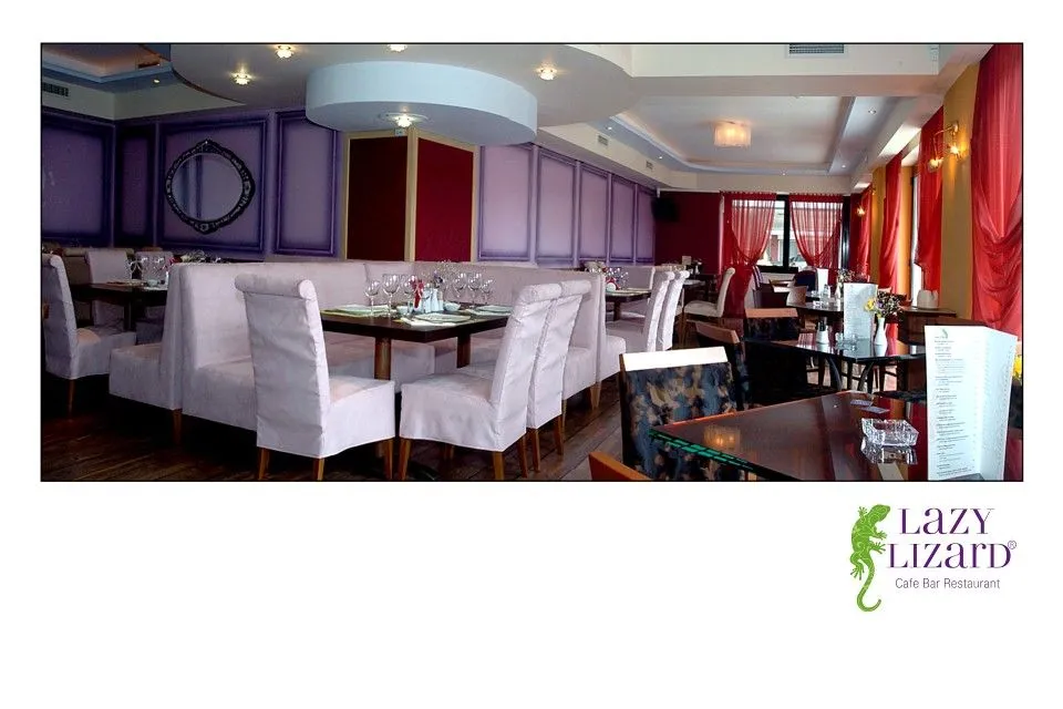 Cafe Bar Restaurant "LAZY LIZARD"The Restaurant AreaIt offers 10% discount in the food menu only for our Queen Olga Hotel.