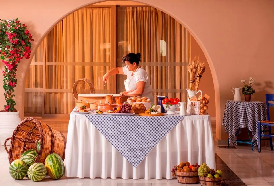 Kipriotis Village Greek breakfast - Katimeria making