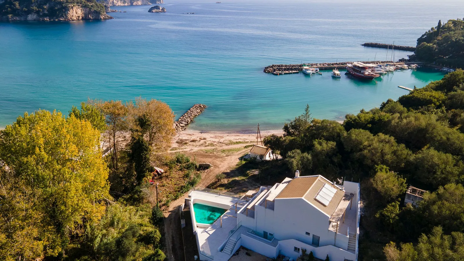 Panoramic view of the accomodation