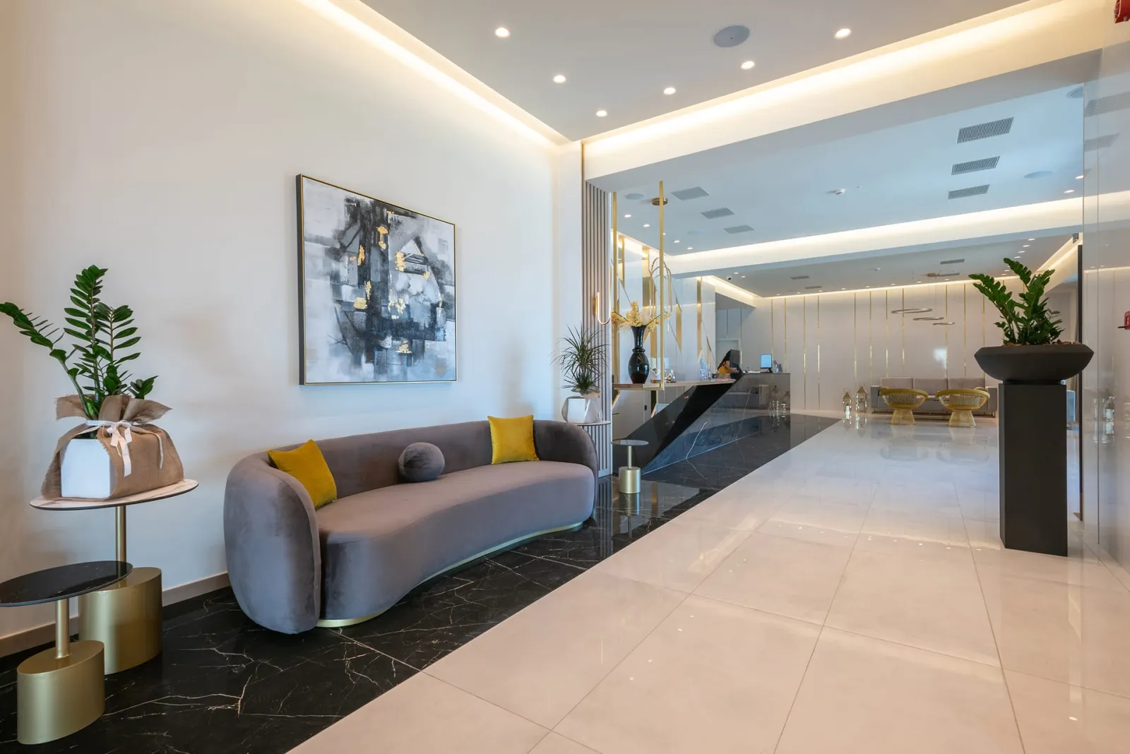 Thoughtfully curated with modern décor, soft lighting, and sophisticated details, the space creates a sense of comfort and understated luxury from the moment guests arrive.