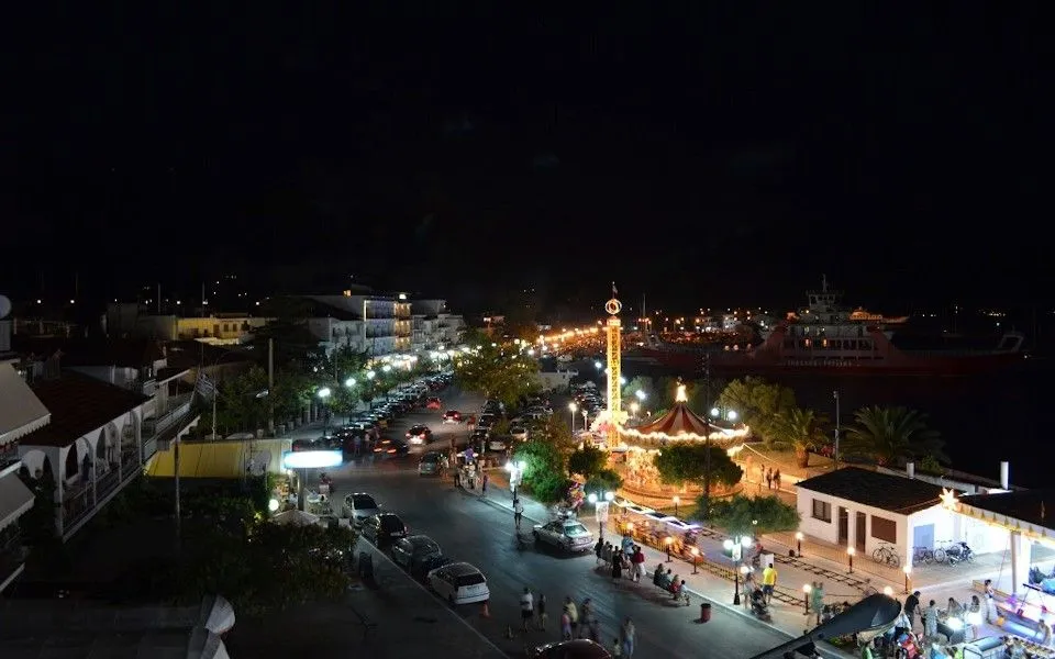 Seaside street view from Classic double room