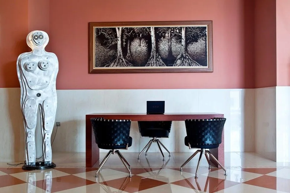 The lobby