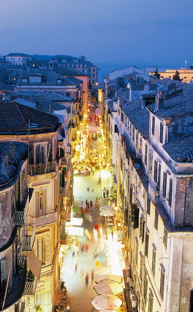 Kapodistriou Str. from Arcadion.