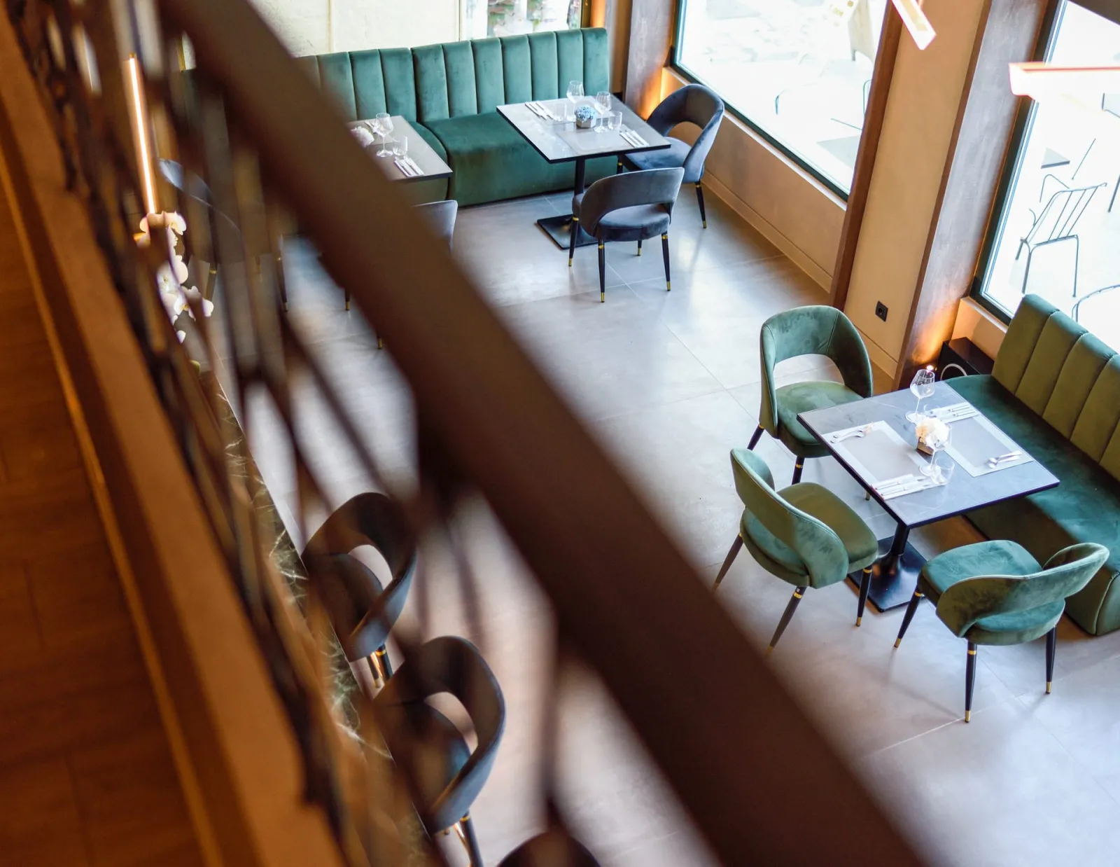 Mezzanine view.