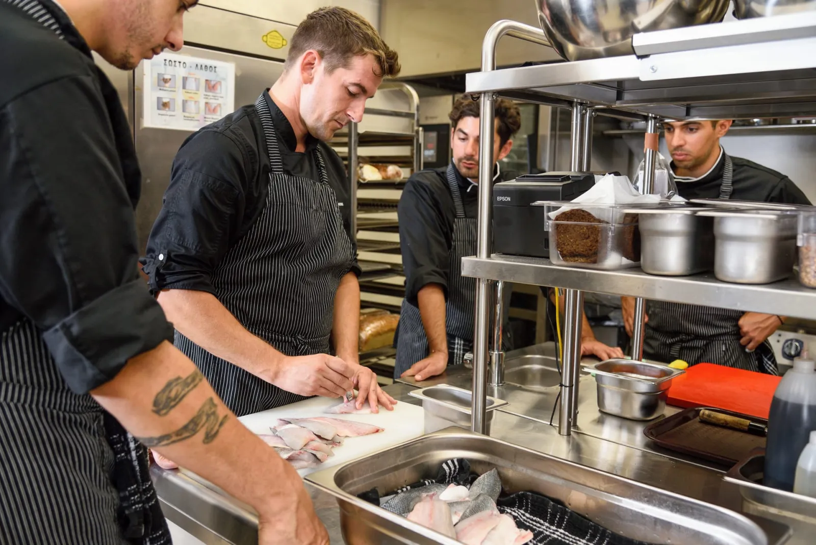 Our Chef's team.