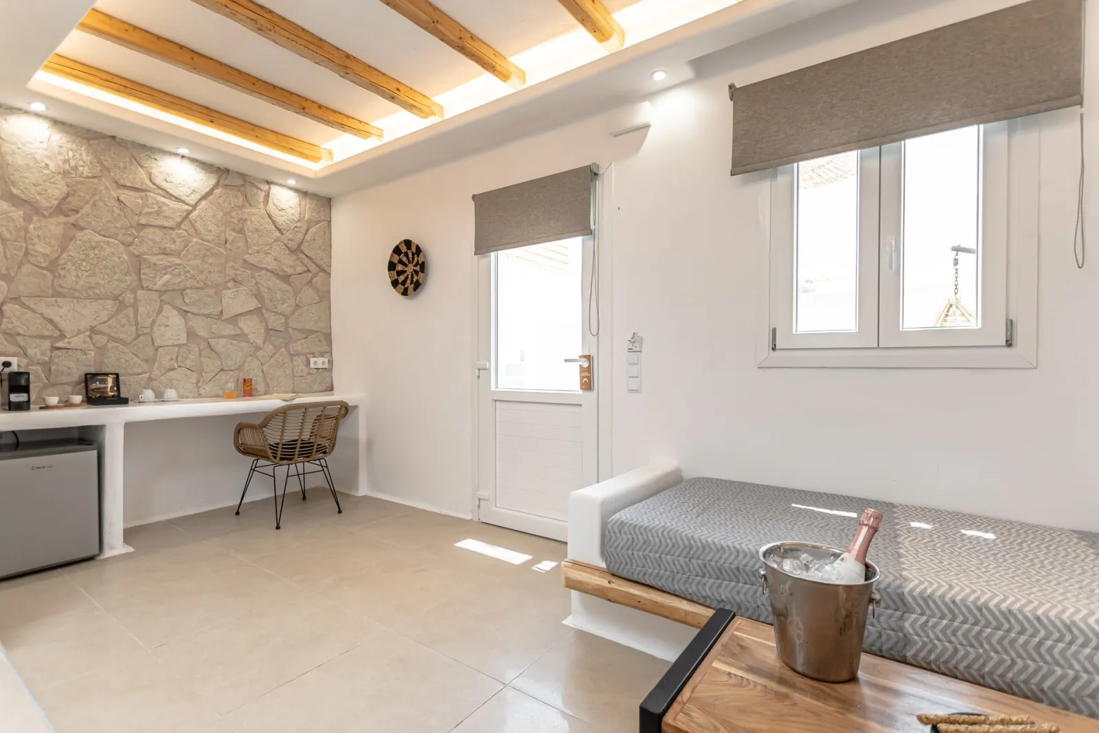 Junior Suite with Private Veranda &amp; Outdoor Hot Tub | Semi-Basement