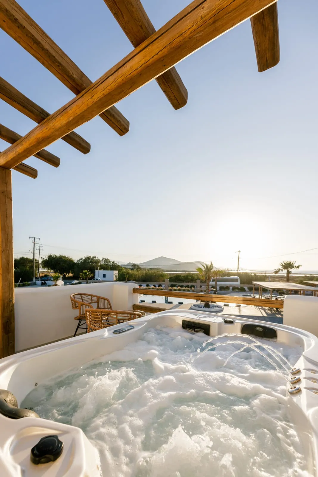 Grand Suite with Private Outdoor Hot Tub Hammam and Sea View