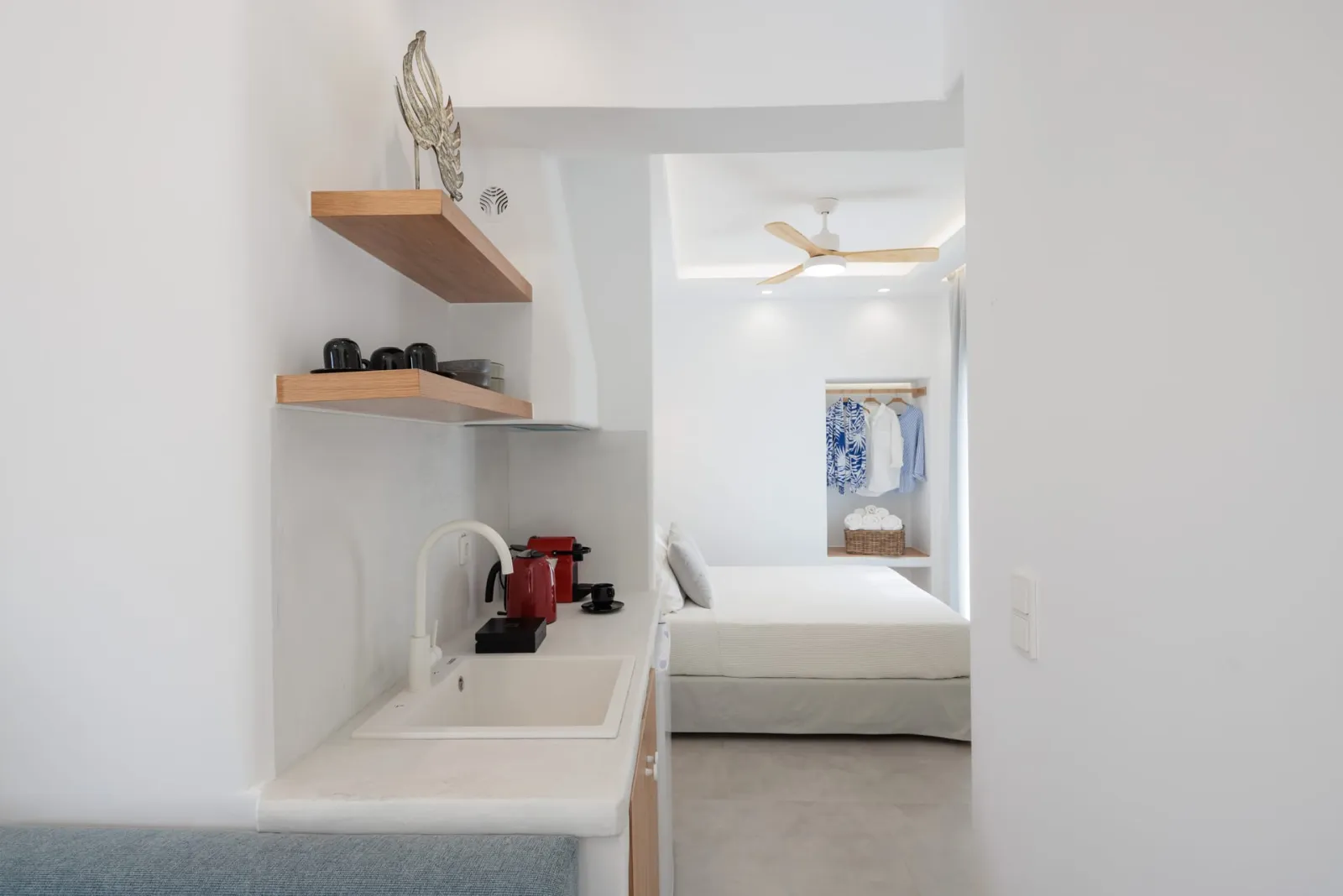 Living Suite with heated Plunge Pool