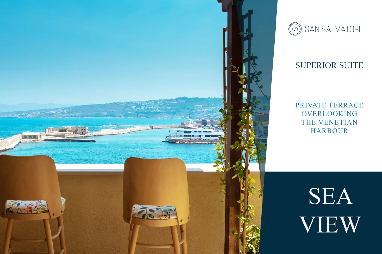 Superior suite with sea view & terrace (Irene)