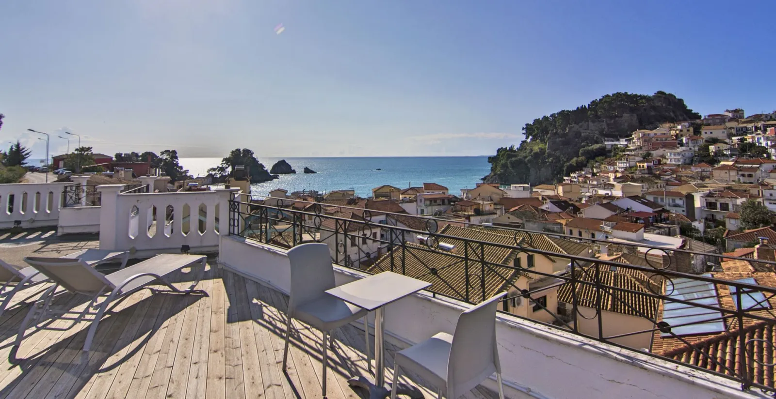 Penthouse double with private terrace and seaview