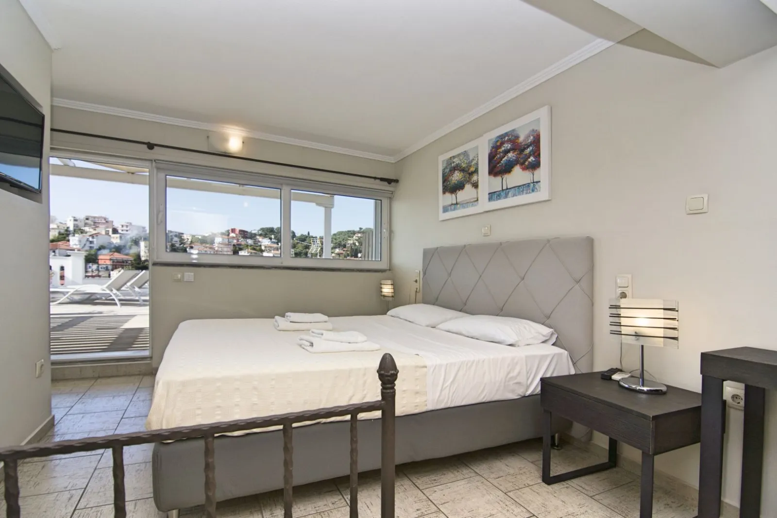 Penthouse double with private terrace and seaview