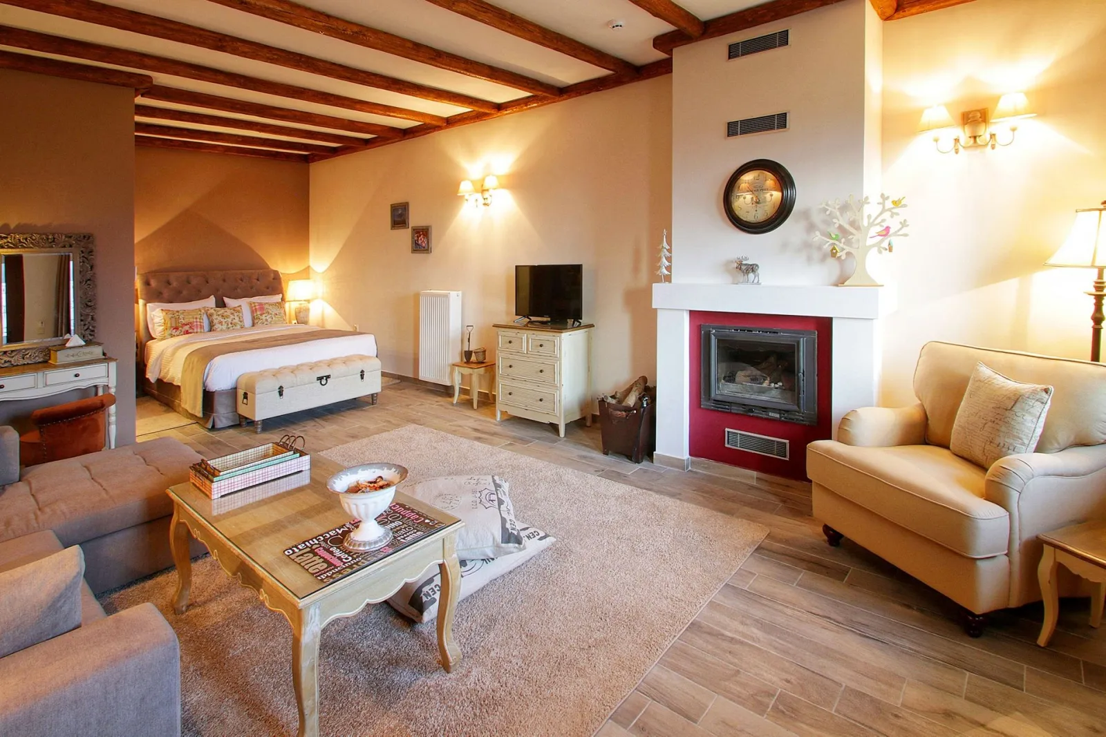 Premium Deluxe Suite with Fireplace (no kids)