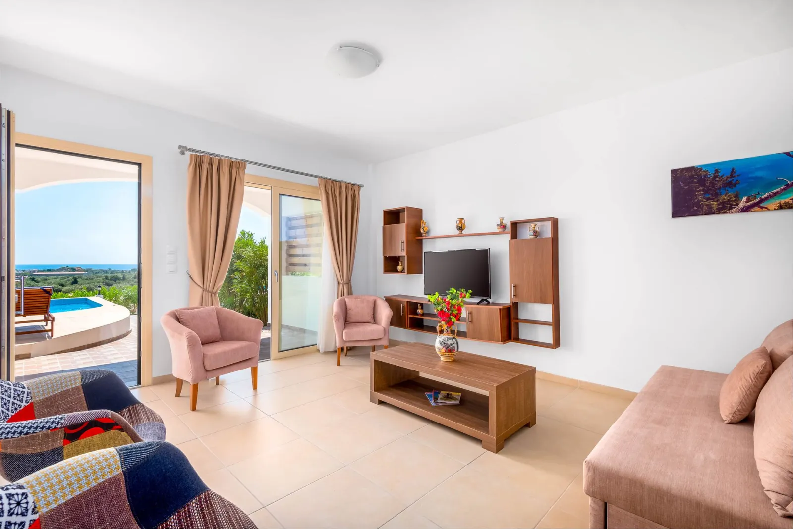 Two-Bedroom Deluxe Suite with Private Pool and Sea View