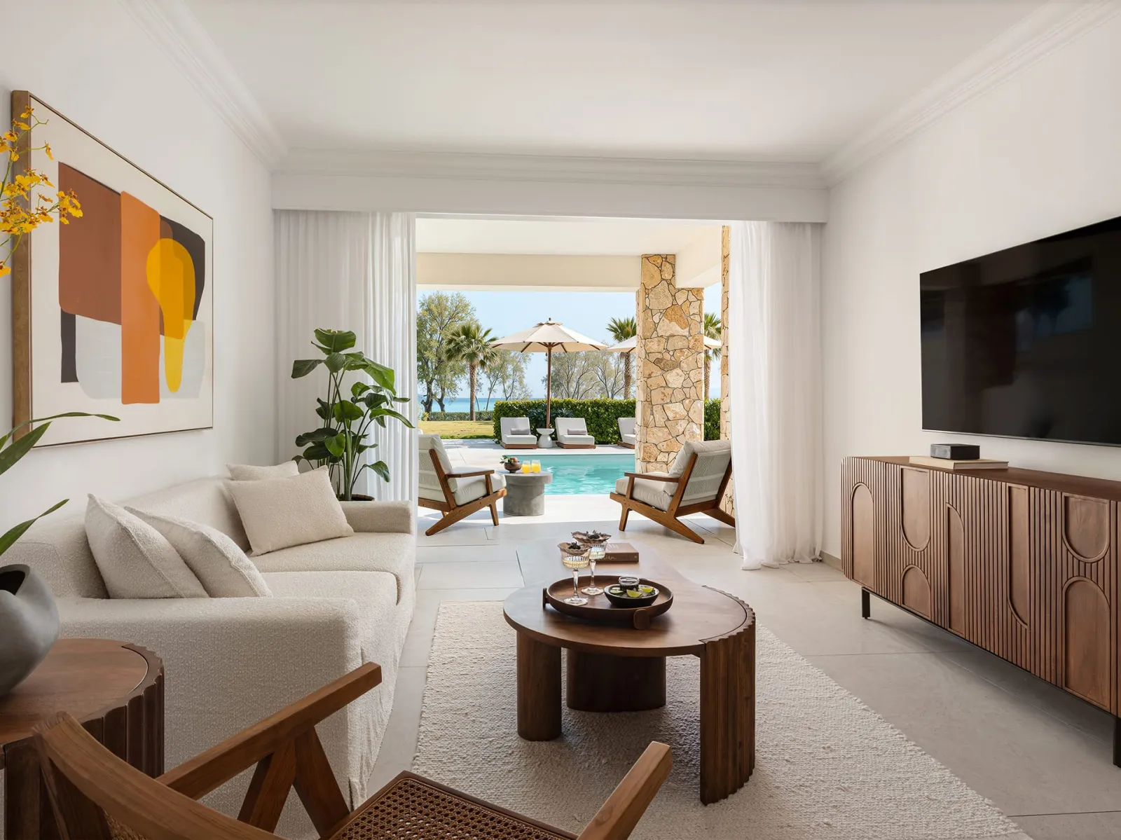 Luxury Family Suite Sea View Private Pool