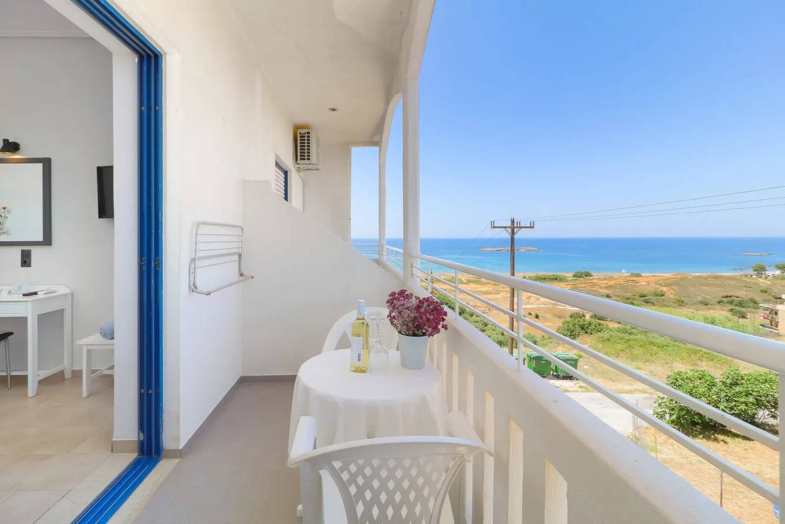 Double or Twin with Side Sea View