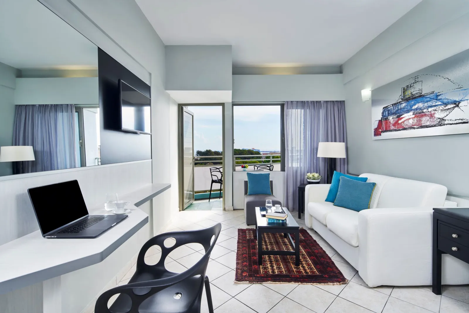 Suite Classic with Balcony (park & side sea view)